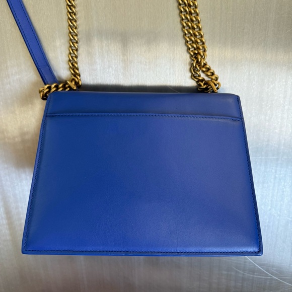 Balenciaga Sharp Logo Chain Bag in Blue - Picture 2 of 9